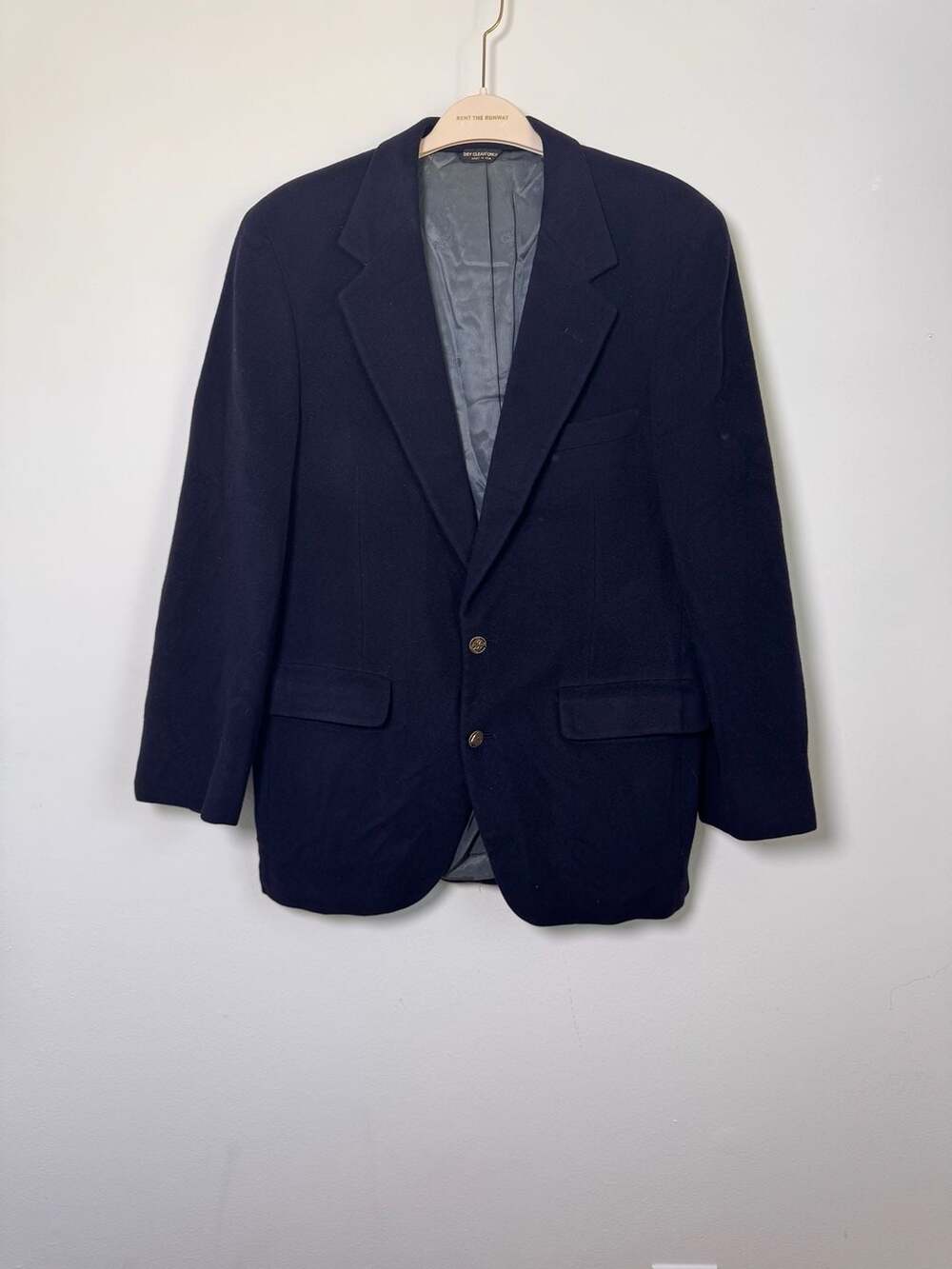 Vintage Cashmere - Charwood Clothes Davidsons of Virginia 100% Pure Cashmere Nav